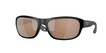 Costa Del Mar 6S9119 CLIPPERTON 06S9119 style-color 911903 Matte Black / Copper Silver Mirror Lightwave Glass Lens