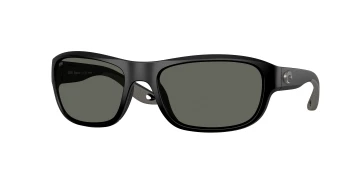 Costa Del Mar 6S9119 CLIPPERTON 06S9119 style-color 911904 Matte Black / Gray Lightwave Glass Lens