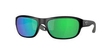Costa Del Mar 6S9119 CLIPPERTON 06S9119 style-color 911905 Matte Black / Green Mirror Polycarbonate Lens