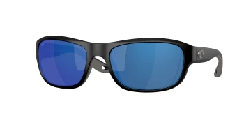 Costa Del Mar 6S9119 CLIPPERTON 06S9119 style-color 911907 Matte Black / Blue Mirror Polycarbonate Lens