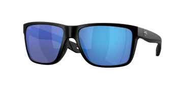 Costa Del Mar 6S9120 BROADBILL II 06S9120 style-color 912001 Matte Black / Blue Mirror Lightwave Glass Lens