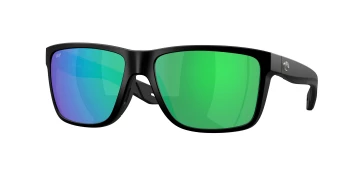 Costa Del Mar 6S9120 BROADBILL II 06S9120 style-color 912007 Matte Black / Green Mirror Polycarbonate Lens