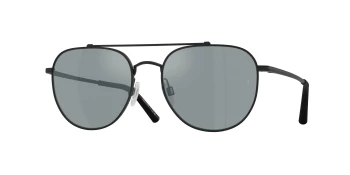 Oliver Peoples OV1346S R-10 0OV1346S style-color 50626G Matte Black / Grey Polar Flash Mirror Lens