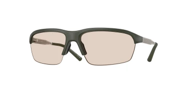 Oliver Peoples OV5572S R-6 0OV5572S style-color 7006M4 Semi - Matte Green Smoke / Sable Photochromic Transitions Lens
