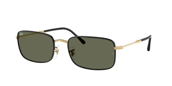 Ray-Ban RB3746 style-color 927158 Black On Arista / G-15 Green Lens