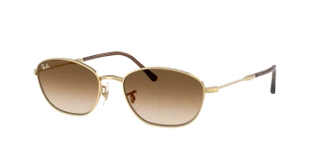 Ray-Ban RB3749 style-color 001/51 Arista Gold / Clear Gradient Brown Lens