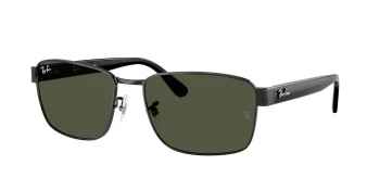 Ray-Ban RB3750 style-color 002/31 Black / G-15 Green Lens