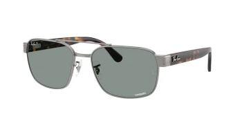 Ray-Ban RB3751CH style-color 004/3R Gunmetal / Polarized Light Blue Chromance Lens