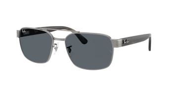 Ray-Ban RB3751 style-color 004/R5 Gunmetal / Blue Lens