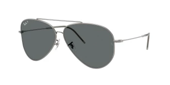 Ray-Ban RBR0101S AVIATOR REVERSE 0RBR0101S style-color 004/81 Gunmetal / Polar Dark Grey Lens