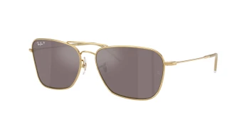 Ray-Ban RBR0102S CARAVAN REVERSE 0RBR0102S style-color 001/LB Arista Gold / Polar Pink Lens