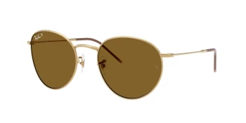 Ray-Ban RBR0103S ROUND REVERSE 0RBR0103S style-color 001/83 Arista Gold / Polar Brown Lens