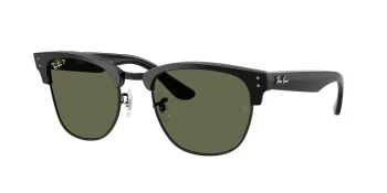 Ray-Ban RBR0504S CLUBMASTER REVERSE 0RBR0504S style-color 67839A Black On Black / Polar Dark Green Lens