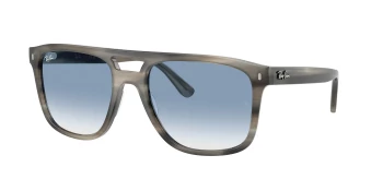 Ray-Ban RB2213 style-color 14243F Grey Havana / Clear Gradient Blue Lens