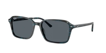 Ray-Ban RB2231 RAIMOND 0RB2231 style-color 1417R5 Transparent Fantasy Blue & Grey / Blue Lens