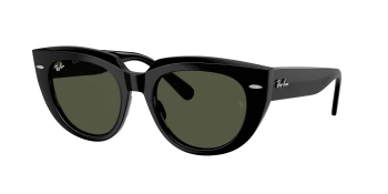 Ray-Ban RB2286F DOREEN 0RB2286F style-color 901/31 Black / G-15 Green Lens