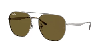 Ray-Ban RB3724D style-color 004/73 Gunmetal / Dark Brown Lens