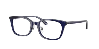 Ray-Ban RX5407D style-color 5986 Transparent Dark Blue