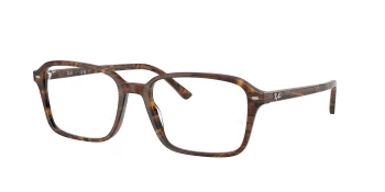 Ray-Ban RX5431 RAIMOND 0RX5431 style-color 8395 Transparent Fantasy Brown & Yellow