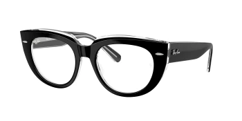 Ray-Ban RX5586 DOREEN 0RX5586 style-color 2034 Black On Transparent