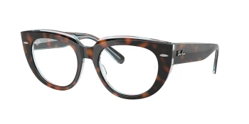 Ray-Ban RX5586 DOREEN 0RX5586 style-color 8401 Dark Havana On Multicolor
