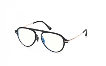 Tom Ford FT5972-B style-color 002 Matte Black / Matte Black