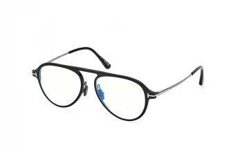 Tom Ford FT5972-B style-color 005 Matte Black / Matte Black