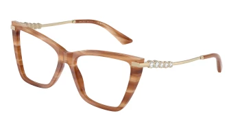 Jimmy Choo JC3020B style-color 5055 Striped Havana Glitter Brown