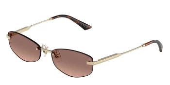 Jimmy Choo JC4013D style-color 300613 Pale Gold / Pink Gradient Brown Lens
