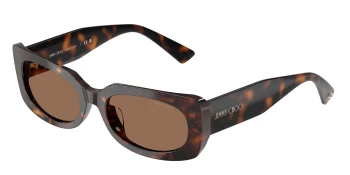 Jimmy Choo JC5029U style-color 500273 Havana / Dark Brown Lens