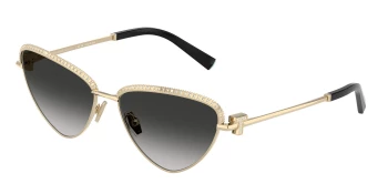 Tiffany TF3107KB style-color 62203C Pale Gold Plated / Grey Gradient Lens