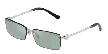 Tiffany TF3108B style-color 62227C Silver / Light Azure Silver Mirror Lens