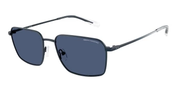 Armani Exchange AX2053S style-color 609980 Matte Blue / Dark Blue Lens