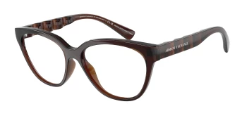 Armani Exchange AX3117U style-color 8357 Shiny Transparent Brown