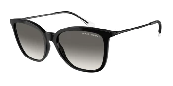 Armani Exchange AX4151S style-color 815811 Shiny Black / Grey Gradient Lens