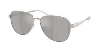 Michael Kors MK1160 BIARRITZ 0MK1160 style-color 18936G Silver / Silver Mirror Lens
