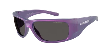Arnette AN4345 FLIPSIDE 0AN4345 style-color 296287 Metallic Burgundy / Dark Grey Lens