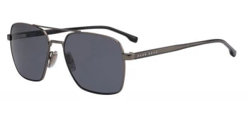 Hugo Boss Boss 1045/S/it style-color Dark Ruthenium Black 0V81 / Gray IR Lens
