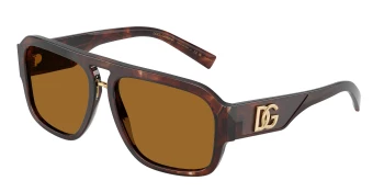 Dolce & Gabbana DG4403 style-color 322283 Dark Red Havana / Bronze Polarized Lens