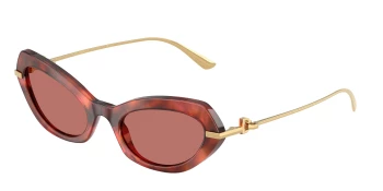 Dolce & Gabbana DG4473 style-color 344469 Havana Brown / Dark Violet Lens