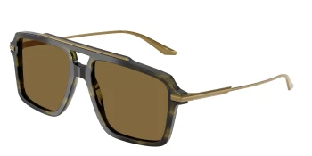 Dolce & Gabbana DG4477 style-color 3447S7 Striped Olive / Brown Lens