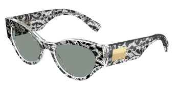 Dolce & Gabbana DG4480F style-color 3287/1 Black Lace / Grey Lens