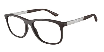 Emporio Armani EA3247 style-color 6186 Matte Dark Brown