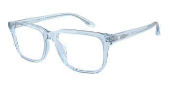 Emporio Armani EA3250U style-color 6204 Shiny Transparent Light Blue