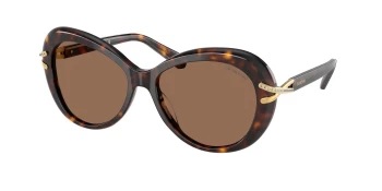 Swarovski SK6026 style-color 100273 Havana / Dark Brown Lens