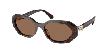 Swarovski SK6028 style-color 100273 Dark Havana / Dark Brown Lens