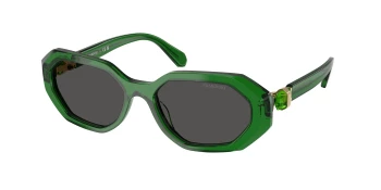Swarovski SK6028 style-color 106487 Transparent Green / Dark Grey Lens