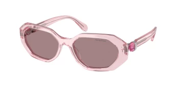 Swarovski SK6028 style-color 30017N Transparent Pink / Light Purple Brown Lens