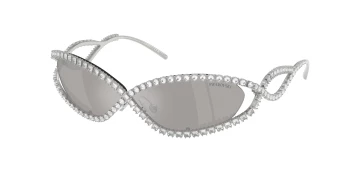 Swarovski SK7024 style-color 40016G Silver / Light Grey Mirror Silver Lens