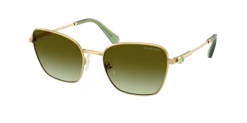 Swarovski SK7029 style-color 4004E8 Gold / Green Gradient Brown Lens